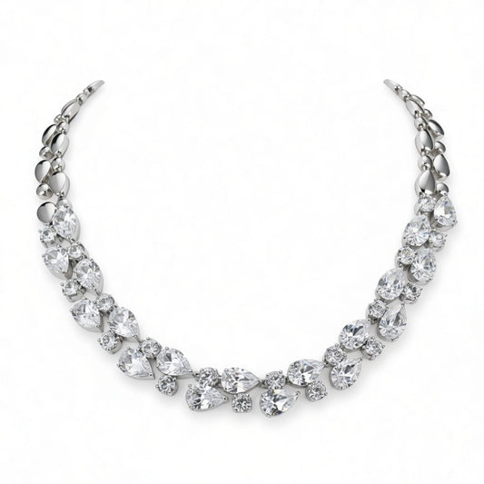 Aurora Zircon Bridal Necklace - Calilo Australia