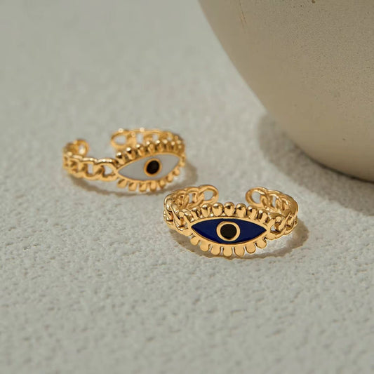 Ava Evil Eye Ring - Calilo Australia