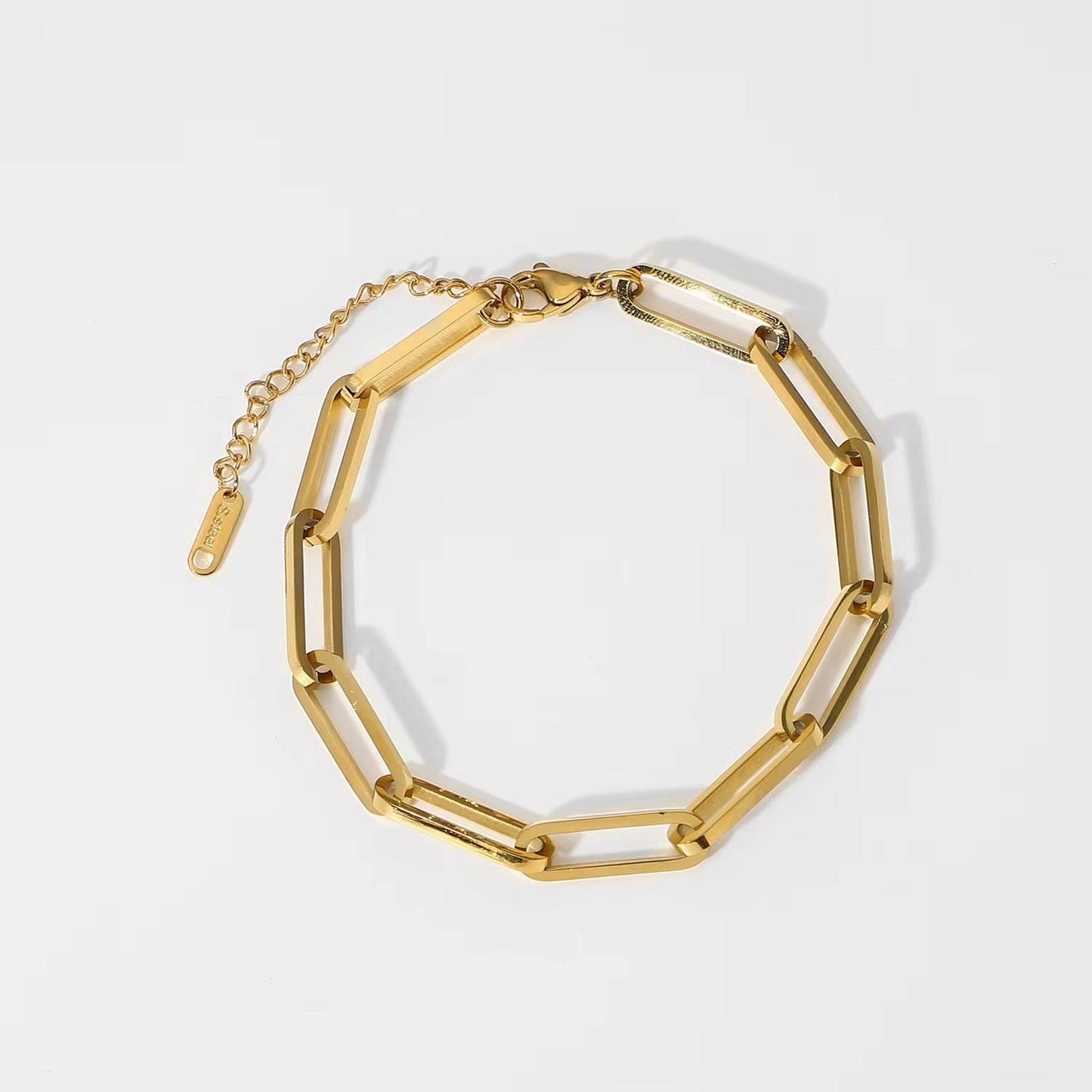 Ayla Paperclip Link Bracelet - Calilo Australia