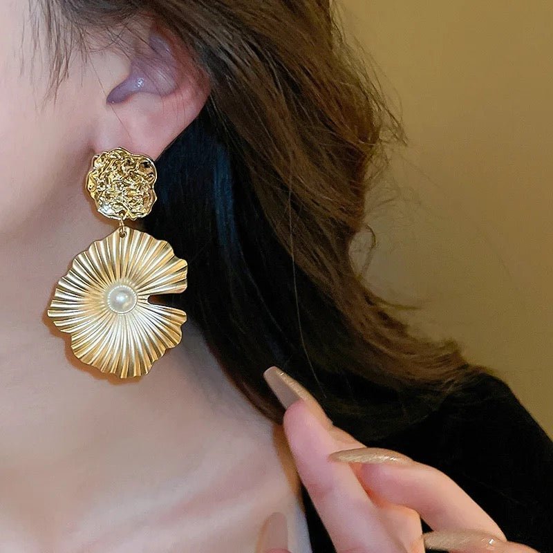 Carina Gold Earrings - Calilo Australia