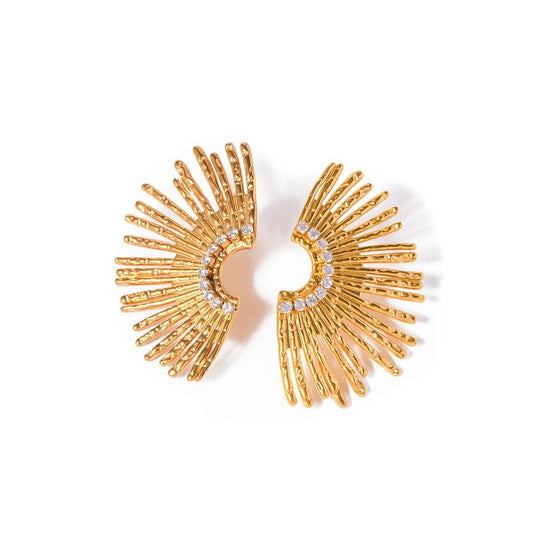 Caroline Gold Earrings - Calilo Australia