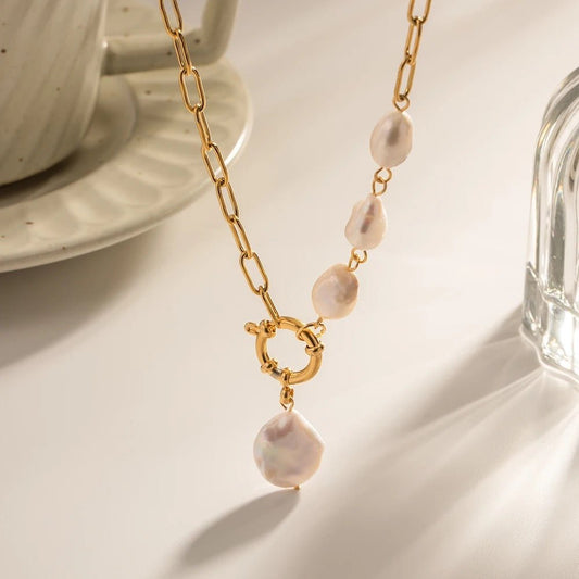 Chloe Pearl Necklace - Calilo Australia