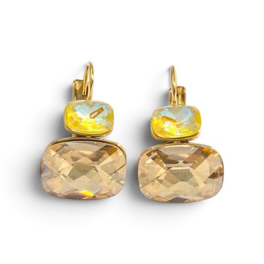 Colette Coloured Stones Earrings - Calilo Australia