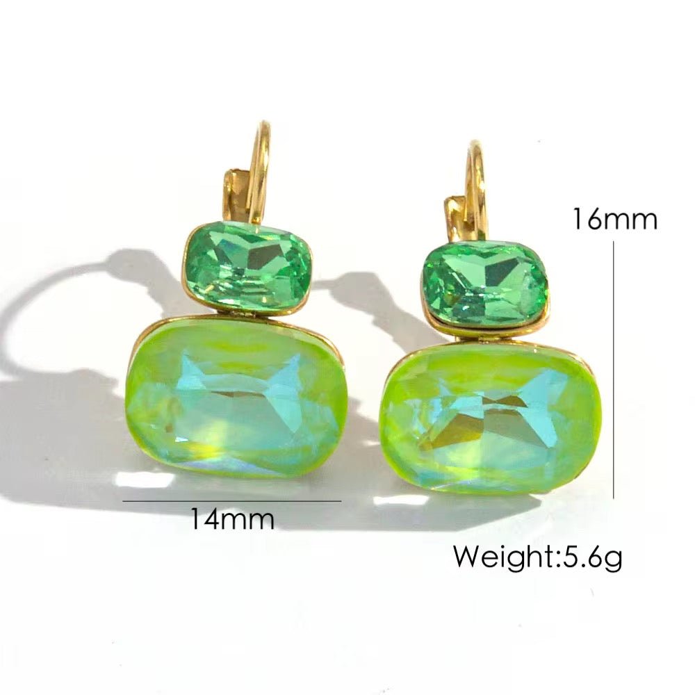 Colette Coloured Stones Earrings - Calilo Australia