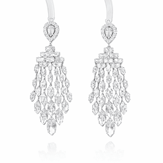 Elara Luxe Cubic Zirconia Bridal Earrings - Calilo Australia
