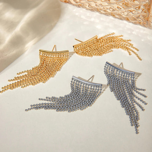 Elena Tassel Earrings - Calilo Australia