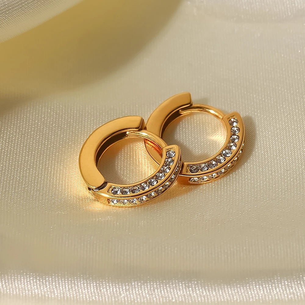 Elios Gold Earrings - Calilo Australia