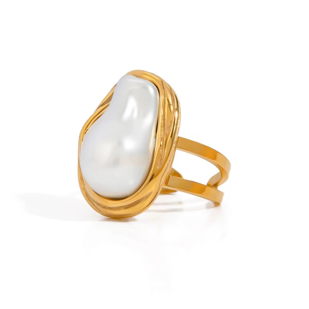 Ella Pearl Statement Ring - Calilo Australia