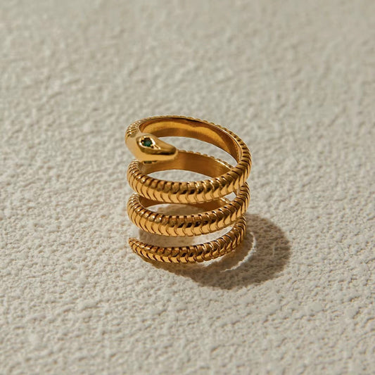 Elle Serpent Ring - Calilo Australia