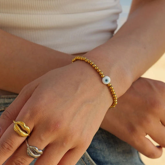 Evil Eye Beaded Bracelet - Calilo Australia