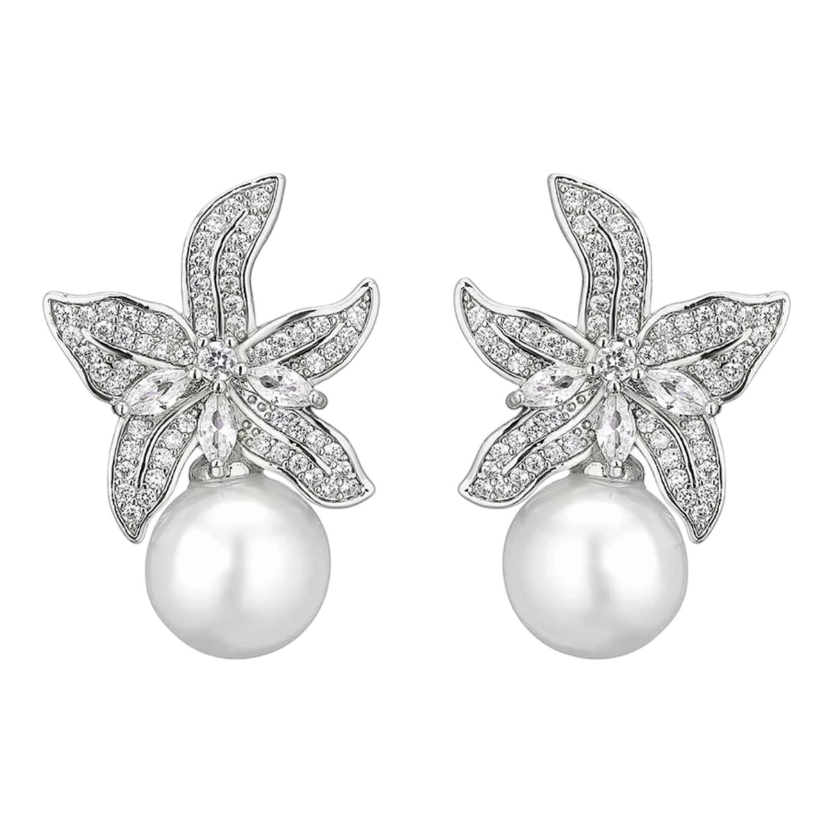Fleur Pearl Earrings - Calilo Australia
