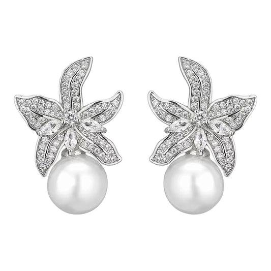 Fleur Pearl Earrings - Calilo Australia