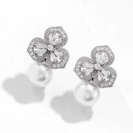 Fleur Pearl Earrings - Calilo Australia