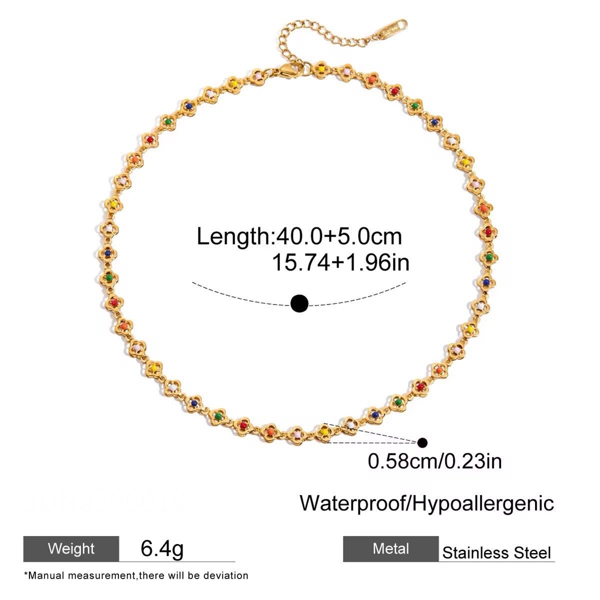 Flora Bloom Chain Necklace - Calilo Australia