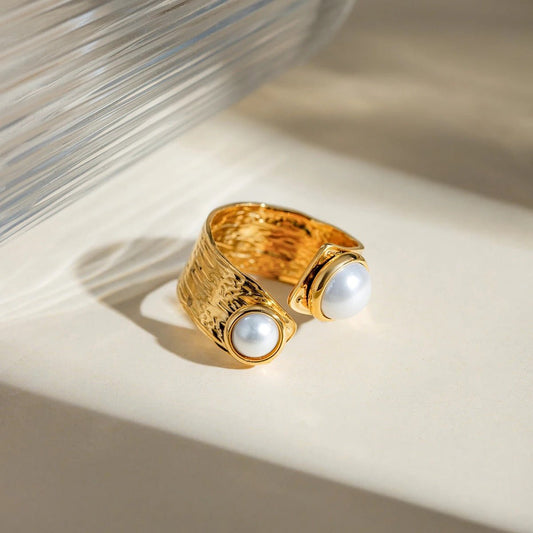 Giulia Pearl Ring - Calilo Australia
