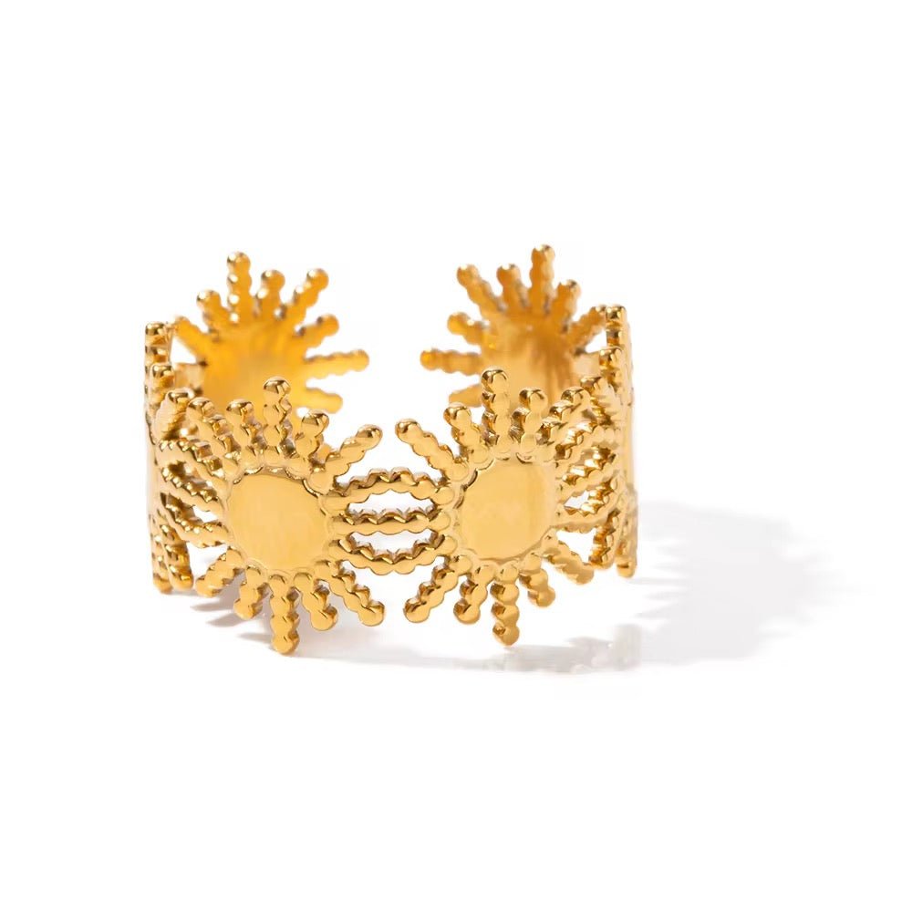 Golden Dawn Sun Ring - Calilo Australia
