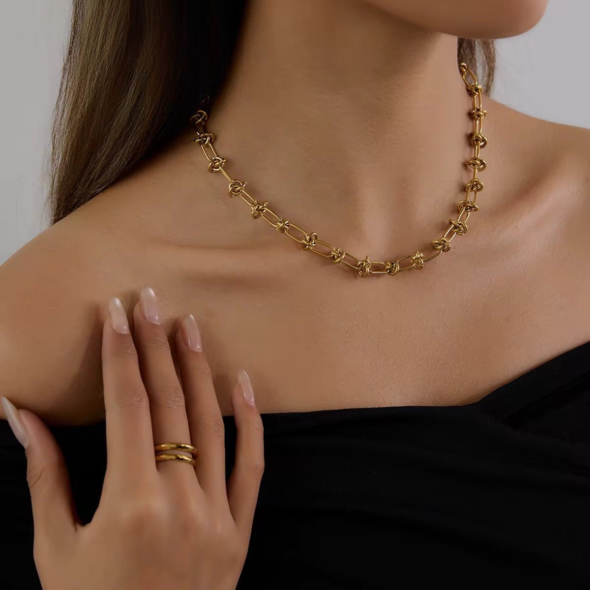 Infinity Knot Link Necklace - Calilo Australia