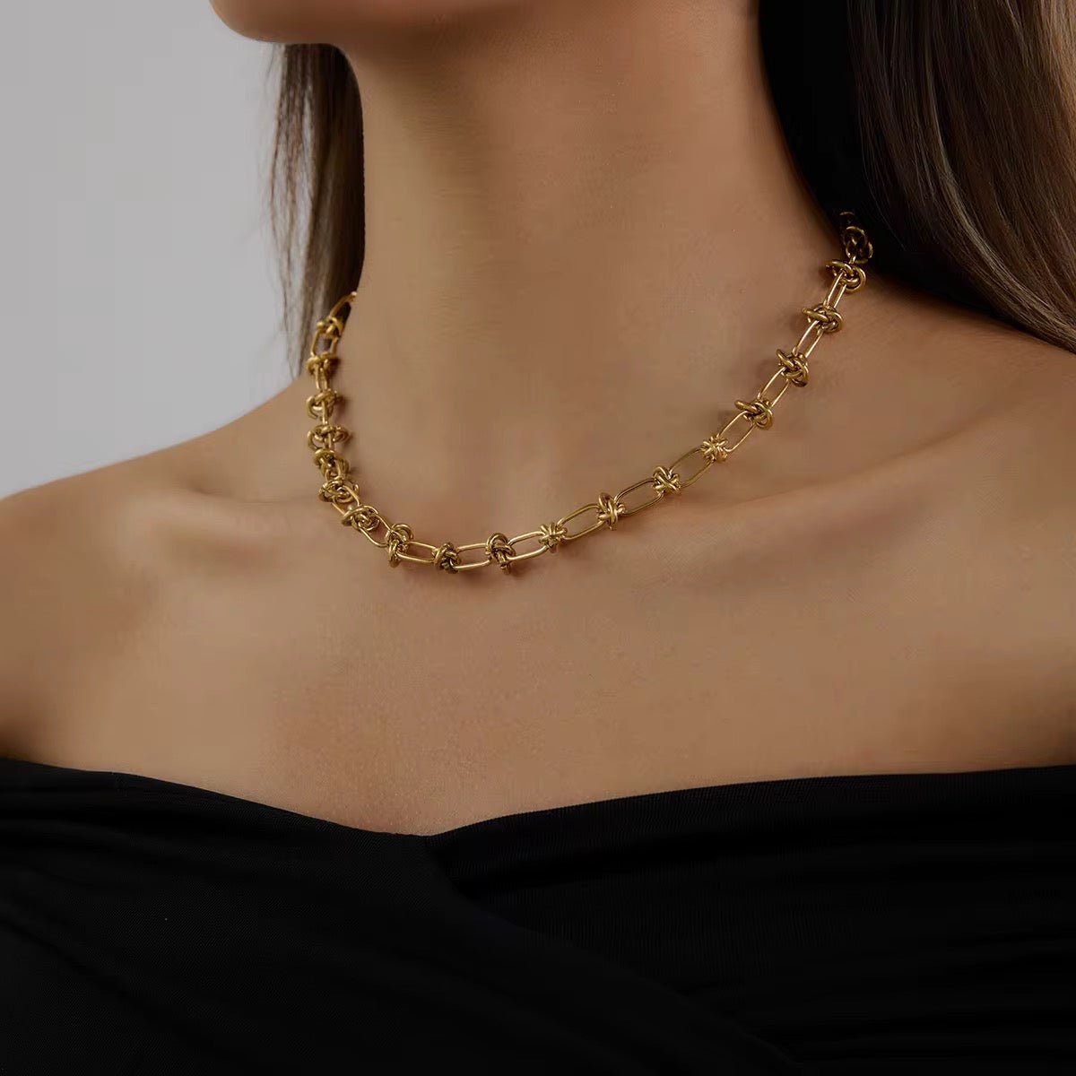 Infinity Knot Link Necklace - Calilo Australia