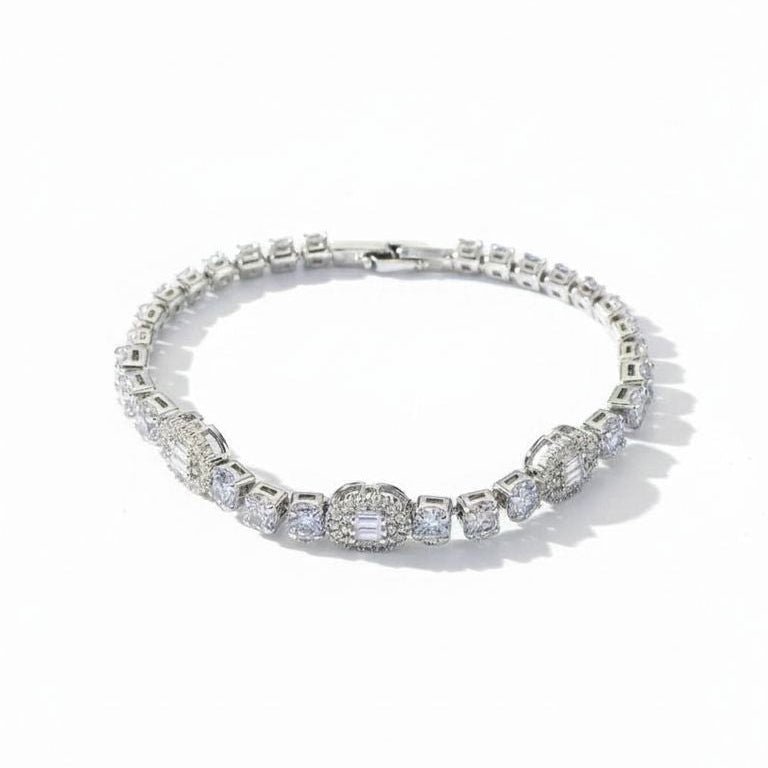 Isabella Grace Cubic Zirconia Bridal Bracelet - Calilo Australia