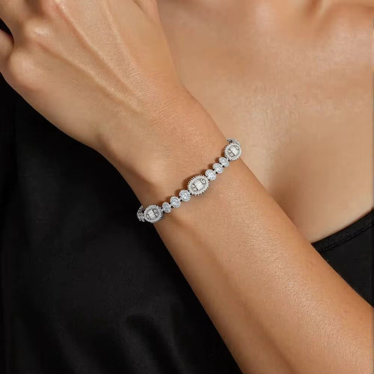 Isabella Grace Cubic Zirconia Bridal Bracelet - Calilo Australia