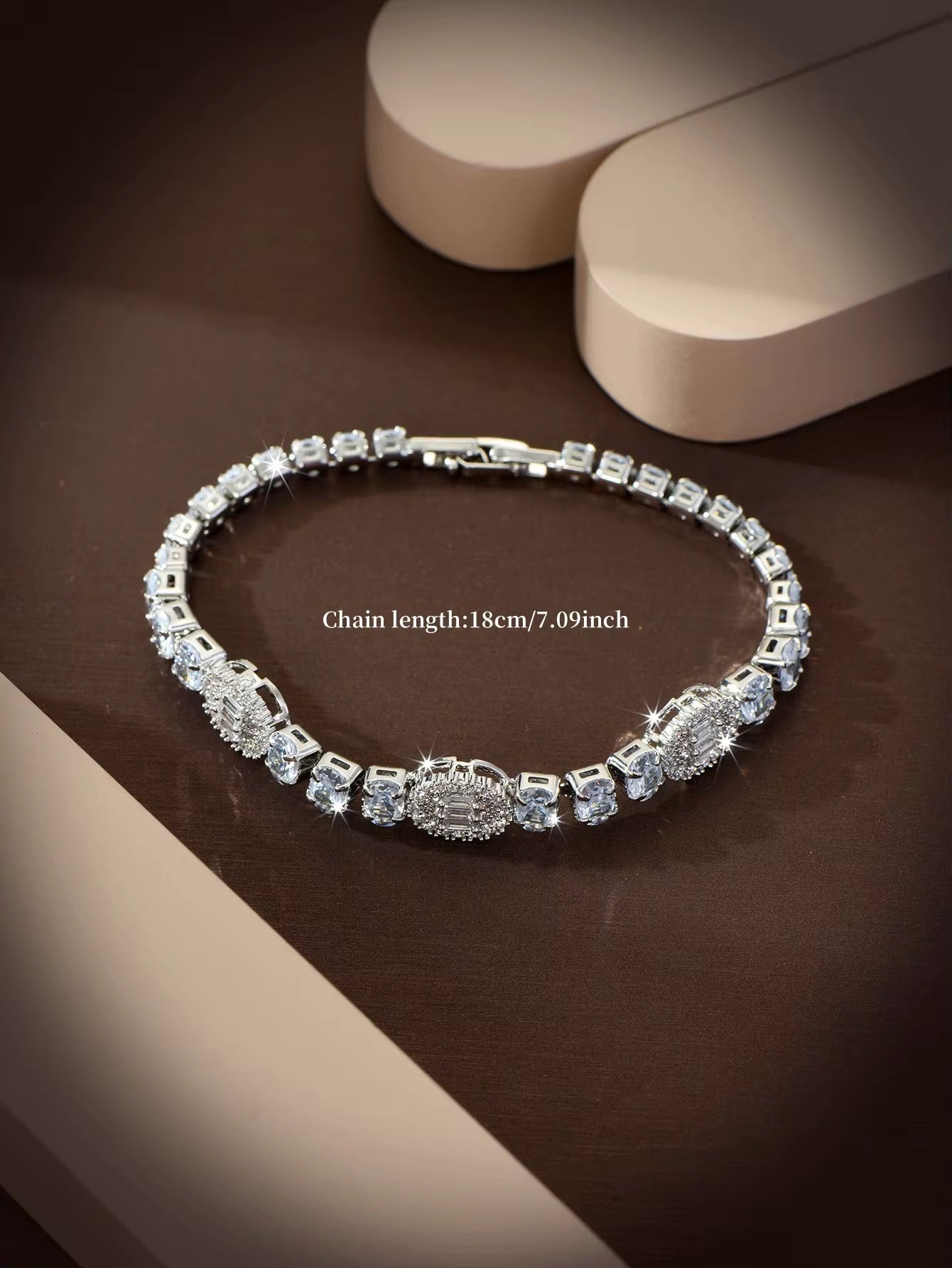 Isabella Grace Cubic Zirconia Bridal Bracelet - Calilo Australia