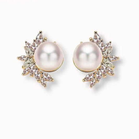 Lena Pearl Earrings - Calilo Australia