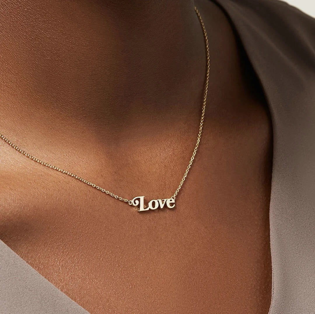 Love Gold Necklace - Calilo Australia