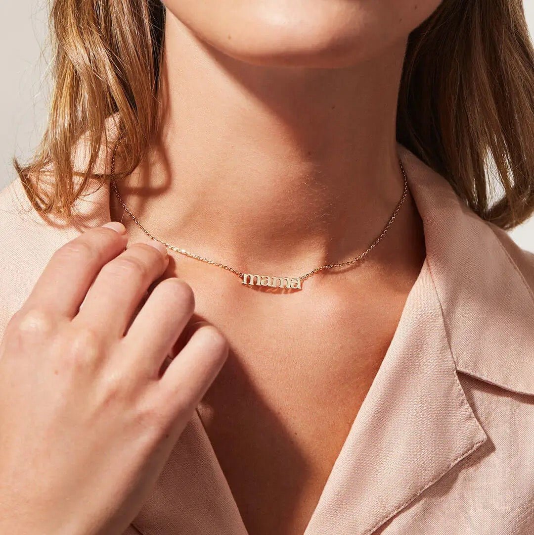 Mama Gold Necklace - Calilo Australia