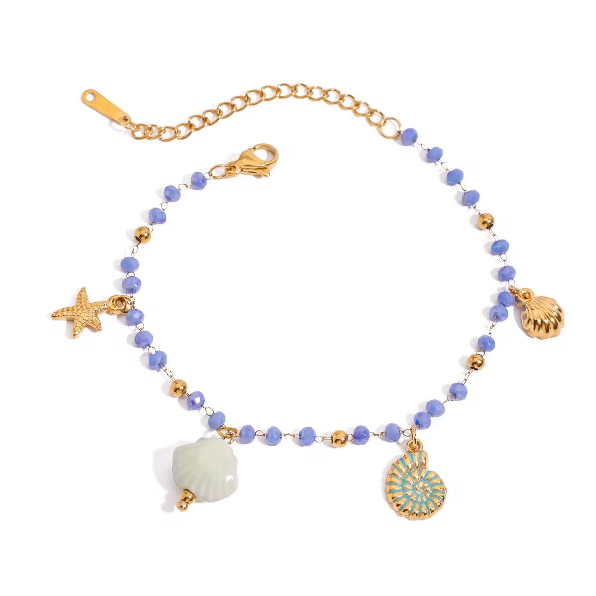 Marina Seashell Charm Bracelet - Calilo Australia