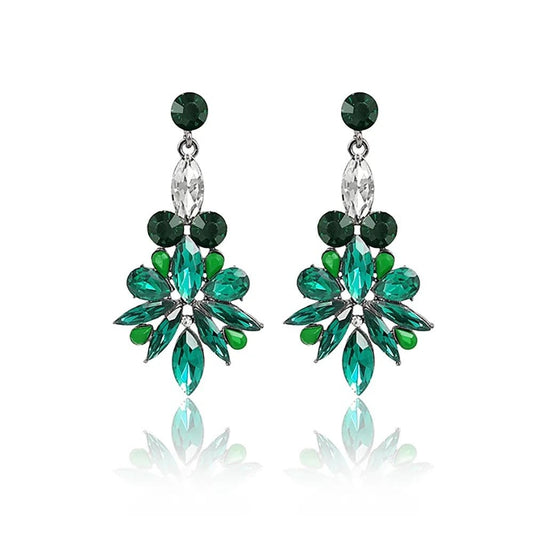 Mia Green Statement Earrings - Calilo Australia