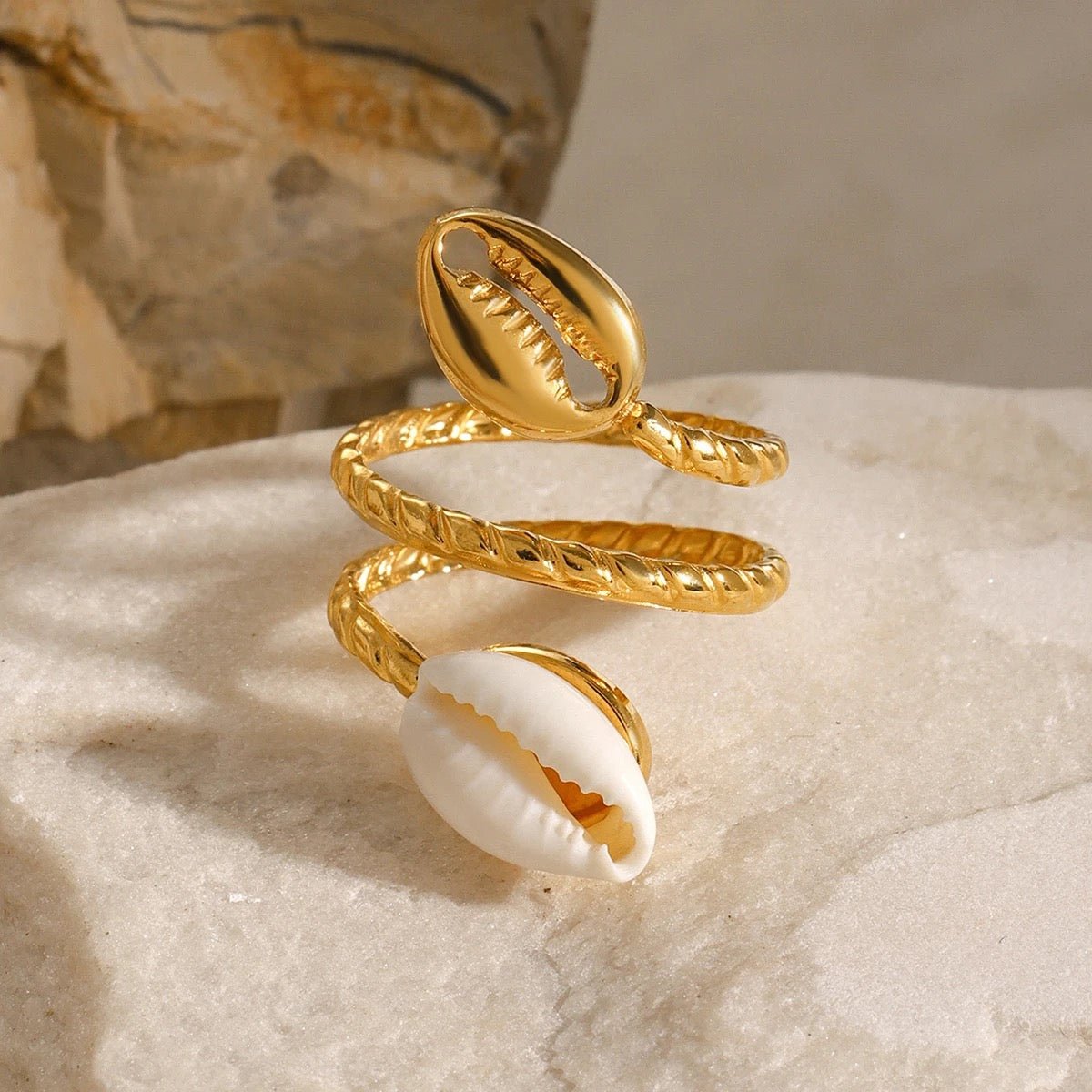 Ali Shell Mimi Shell Ring - Calilo Australia