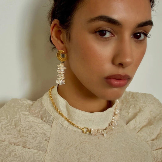 Nava Shell Earrings - Calilo Australia
