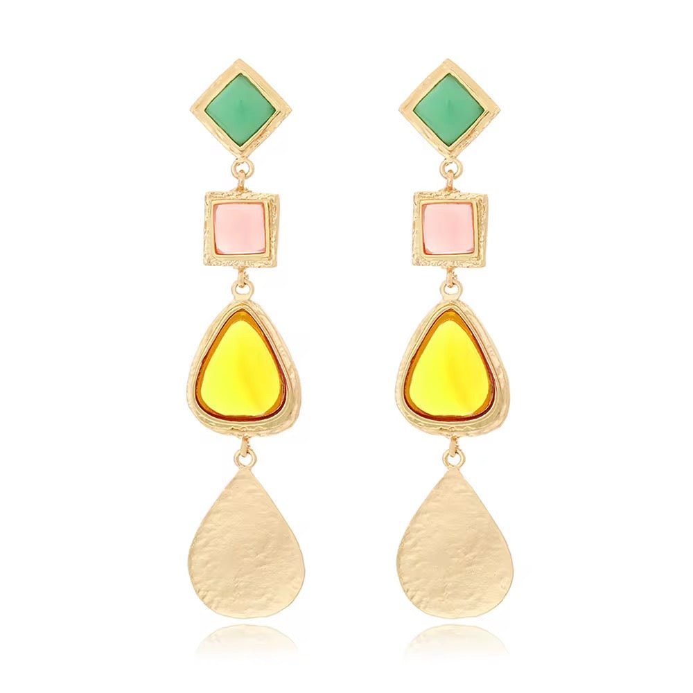 Renee Multicolour Drop Earrings - Calilo Australia