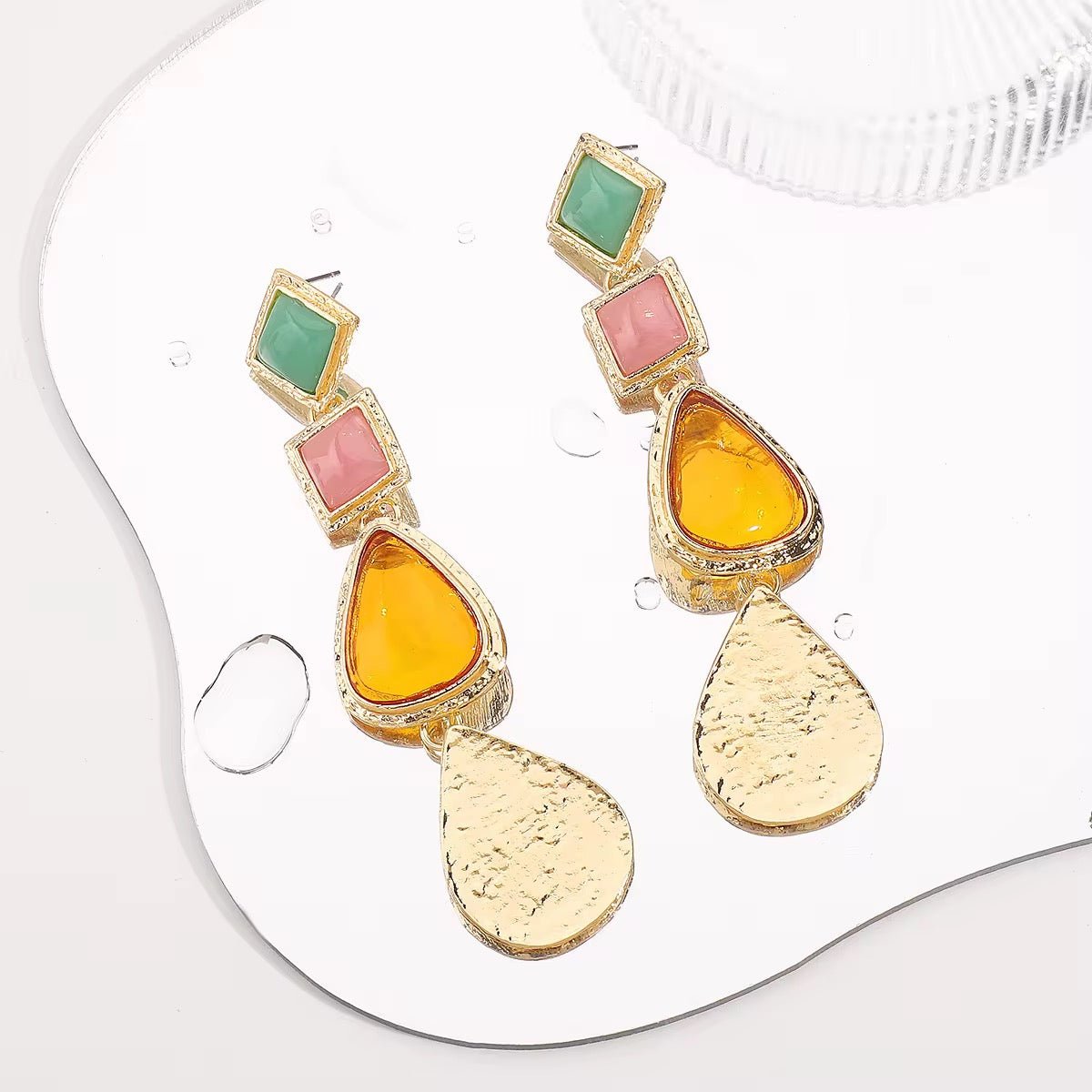 Renee Multicolour Drop Earrings - Calilo Australia