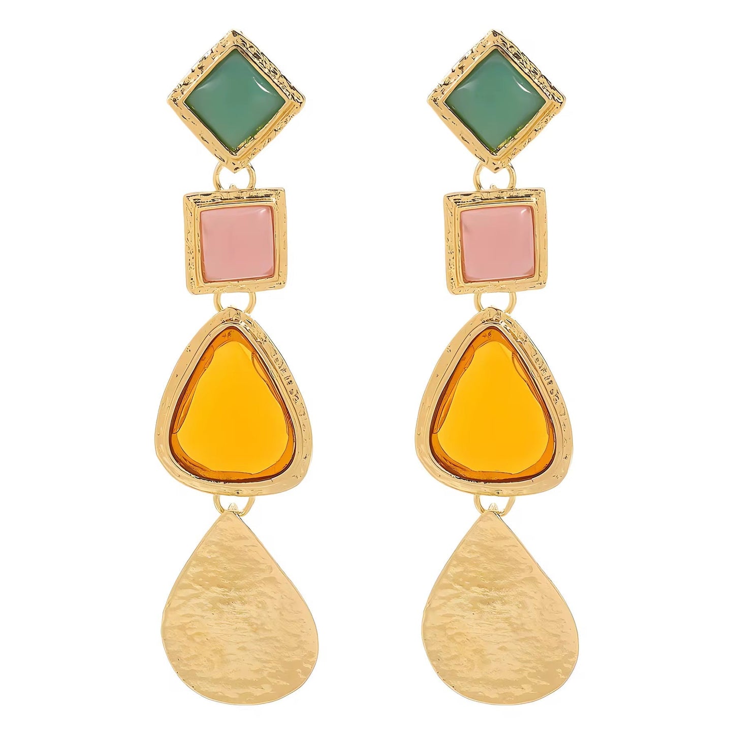 Renee Multicolour Drop Earrings - Calilo Australia
