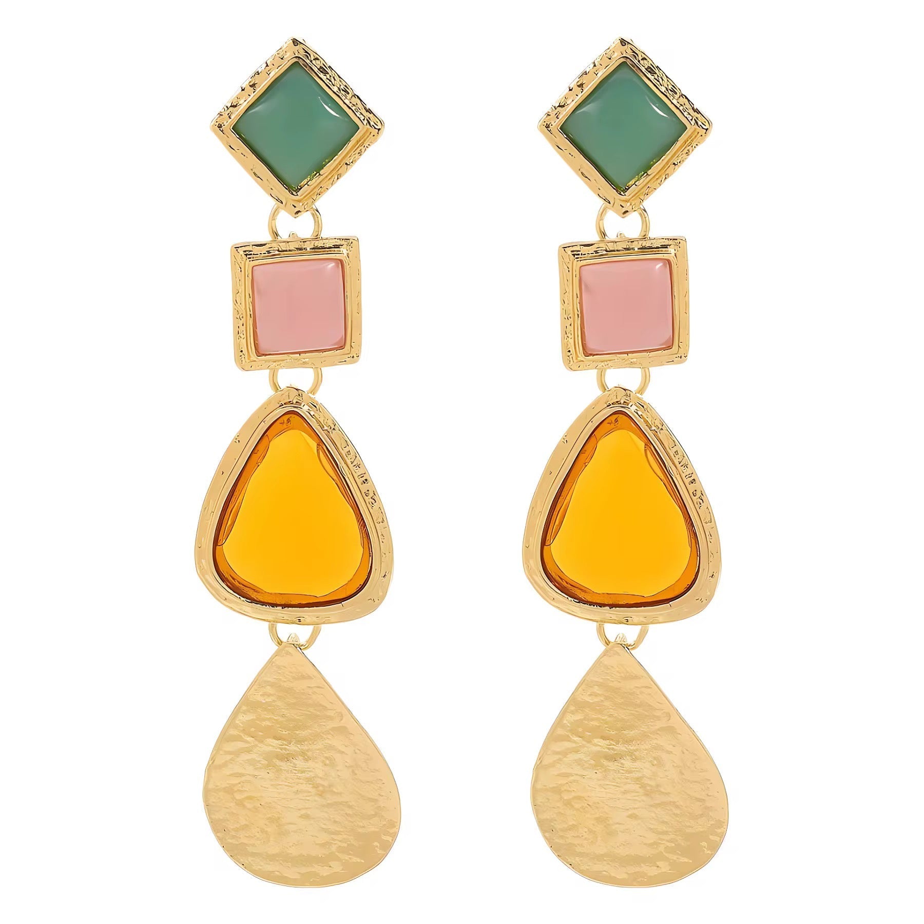 Renee Multicolour Drop Earrings - Calilo Australia