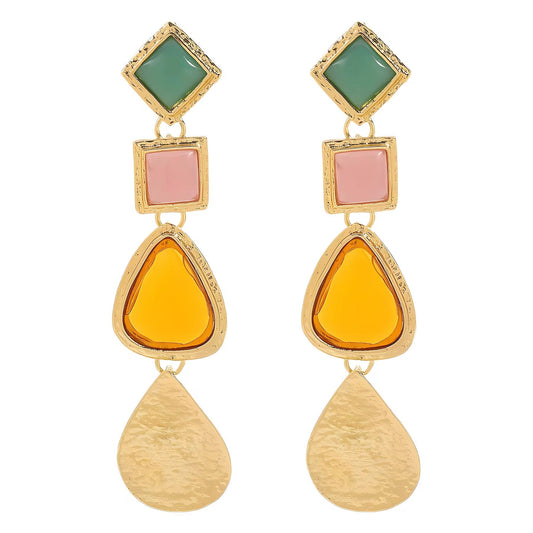 Renee Multicolour Drop Earrings - Calilo Australia