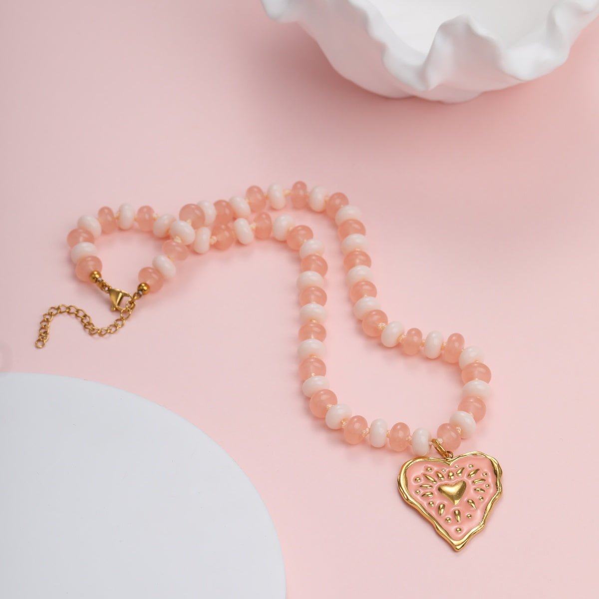 Rosé Amour Necklace - Calilo Australia