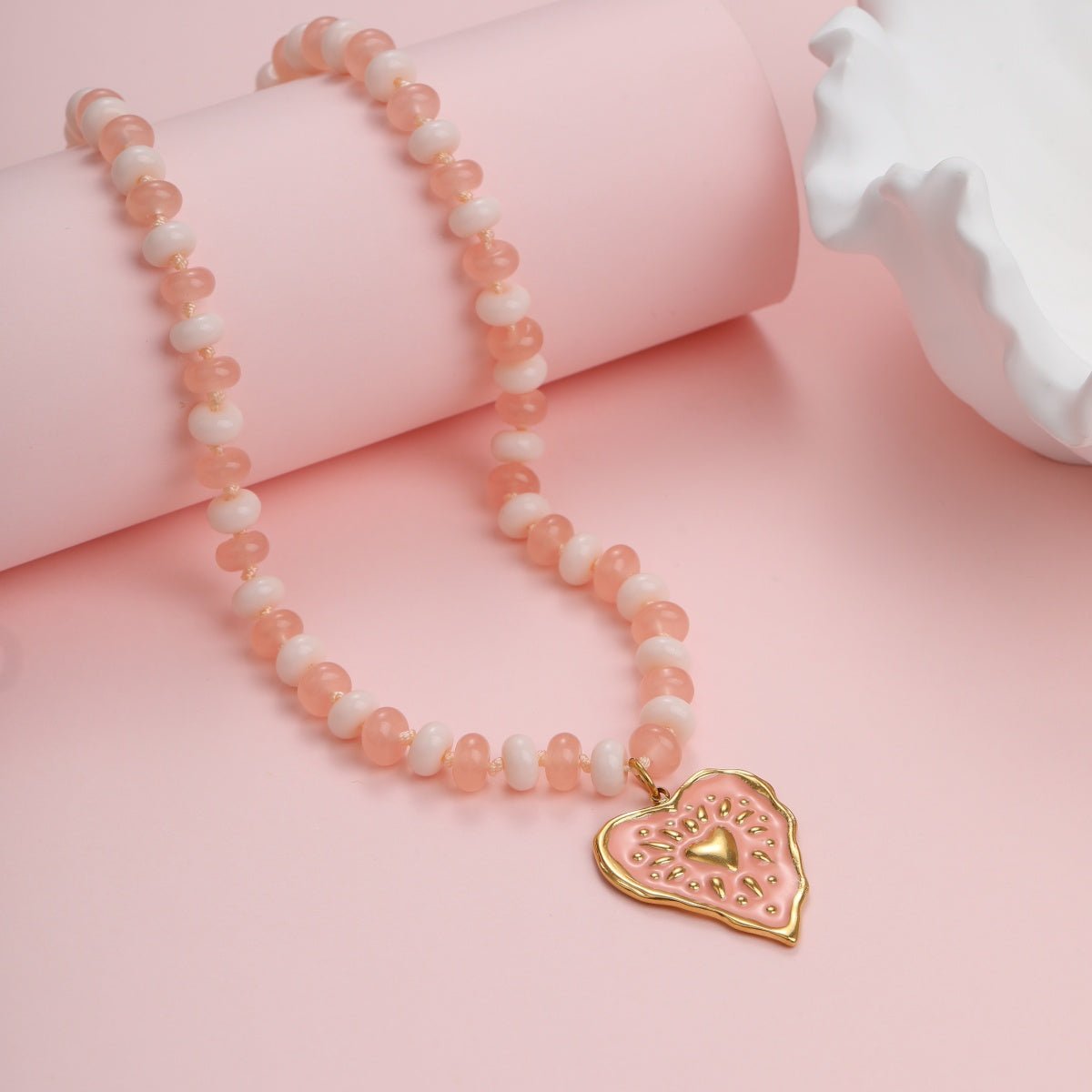 Rosé Amour Necklace - Calilo Australia