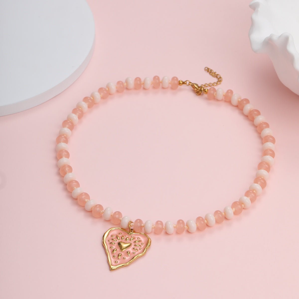Rosé Amour Necklace - Calilo Australia