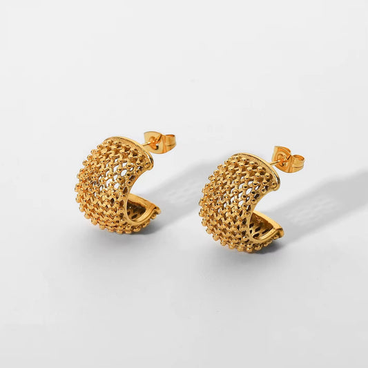 Sarah Gold Earrings - Calilo Australia