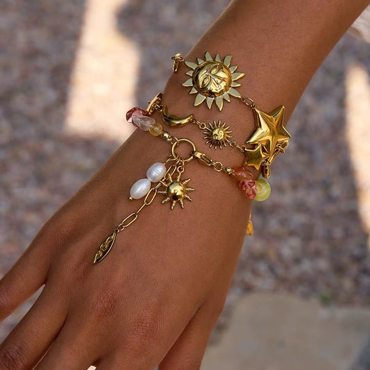 Selene Gold Bracelet - Calilo Australia