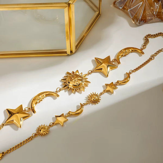 Selene Gold Bracelet - Calilo Australia
