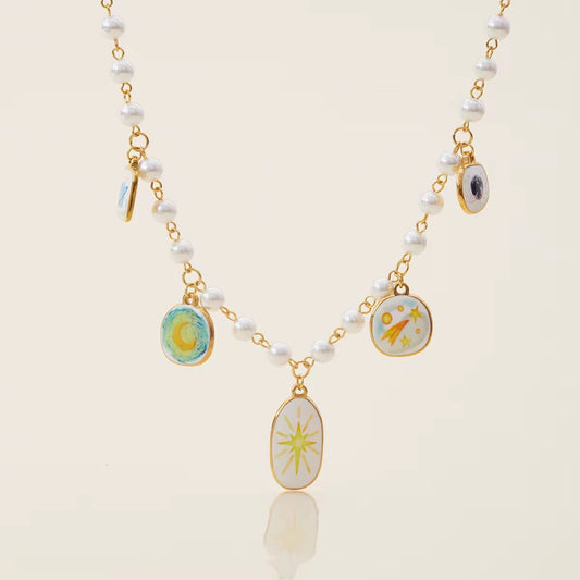 Seraphina Celestial Necklace - Calilo Australia