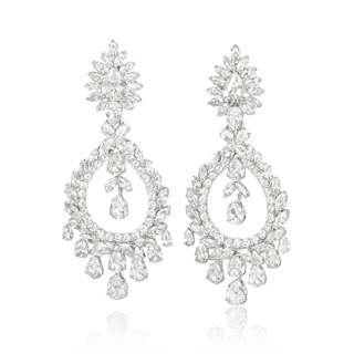 Seraphina Cubic Zirconia Bridal Earrings - Calilo Australia