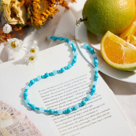 Sienna Turquoise Beaded Necklace - Calilo Australia