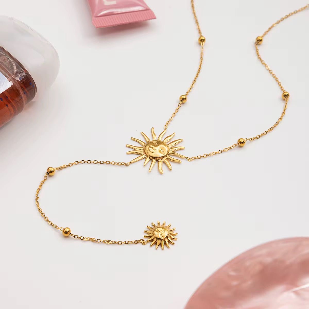 Solara Sun Necklace - Calilo Australia