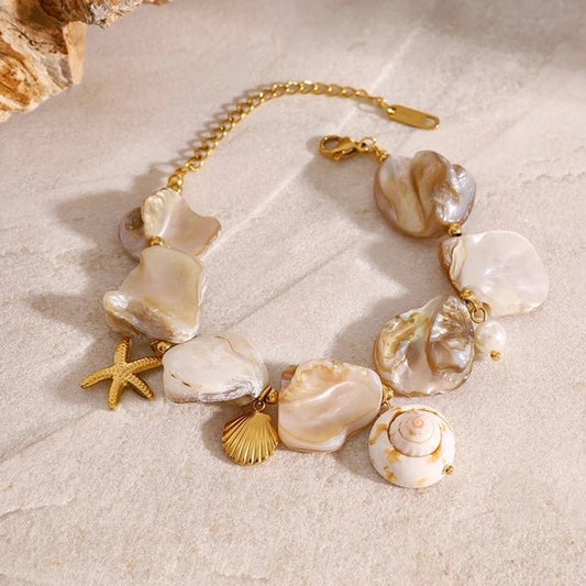 Starfish Shell Bracelet - Calilo Australia