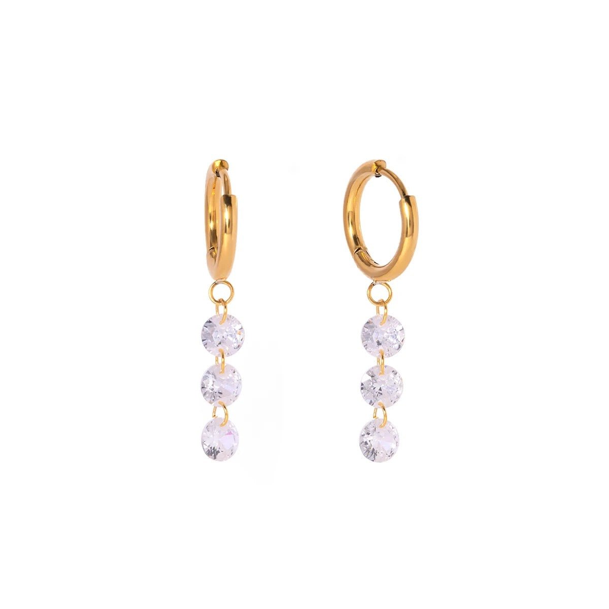 Summer Zircon Earrings - Calilo Australia