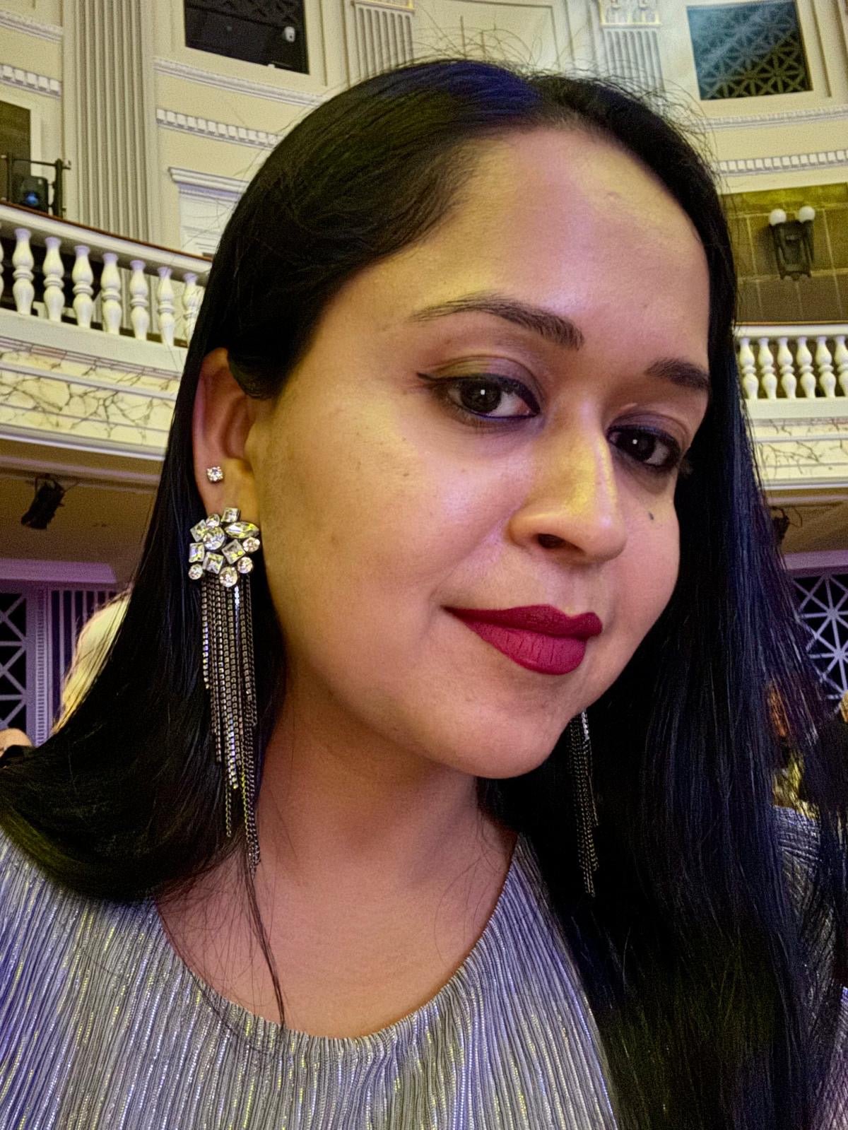 The Aurora Luxe Rhinestone Statement Earrings - Calilo Australia